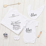 Personalised New Baby Gift Set - Sunday's Daughter