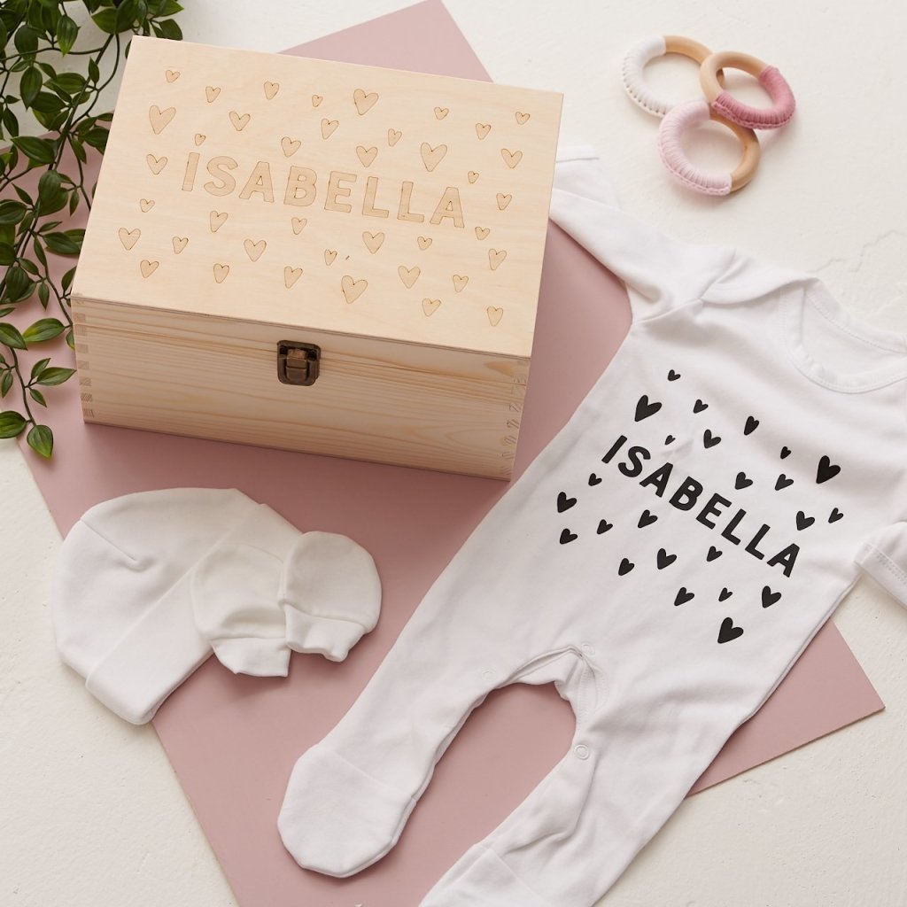 Personalised New Baby Gift Set - Sunday's Daughter