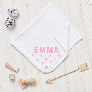 Personalised New Baby Hearts Gift Set - Sunday's Daughter