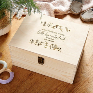 Personalised New Baby Keepsake Box - Sunday's Daughter