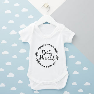 Personalised New Born Babygrow - First Mothers Day gift -Sunday's Daughter