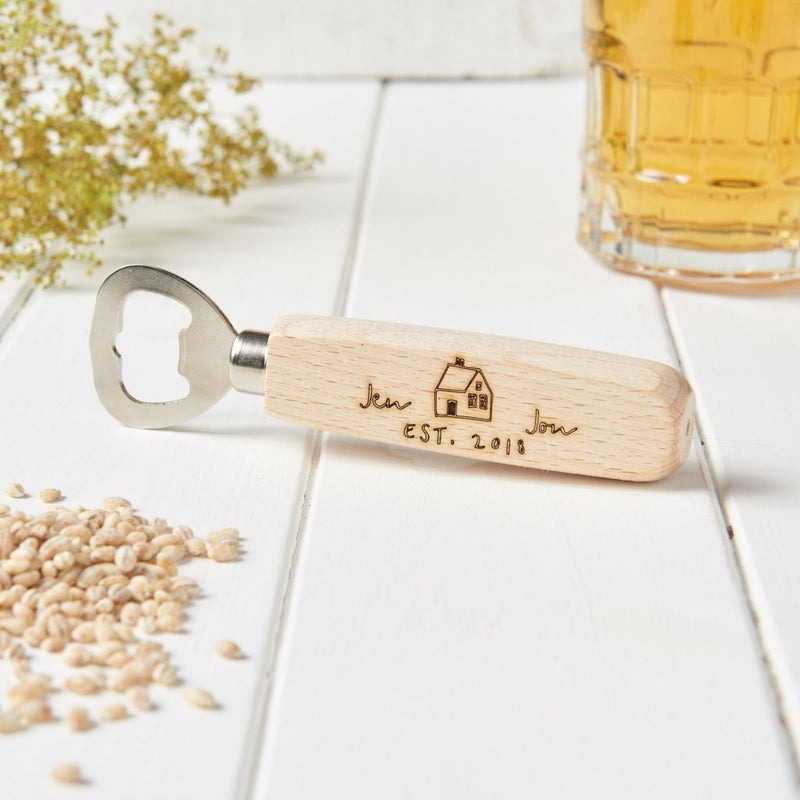 Personalised New Home Couples Bottle Opener - Sunday's Daughter
