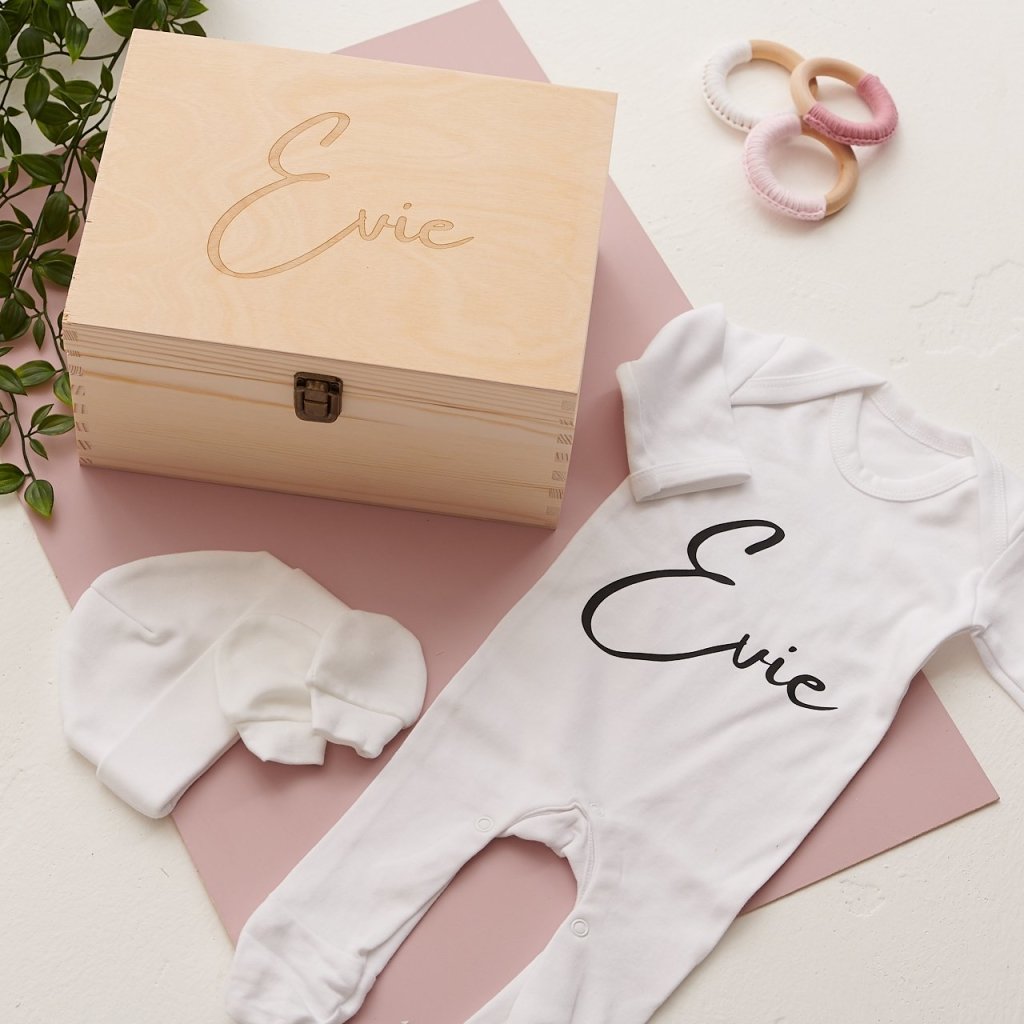 Personalised Newborn Gift Set - Sunday's Daughter