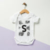 Personalised Palm Initial Baby grow - Sunday's Daughter