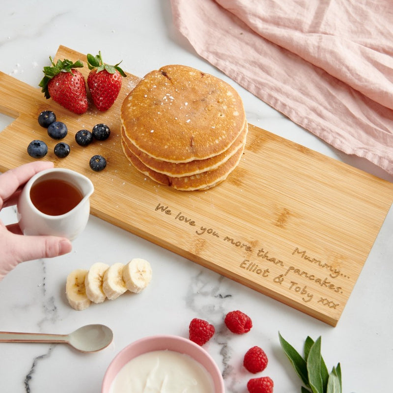 Personalised Pancake Serving Board - Mother's Day gits - Sunday's Daughter