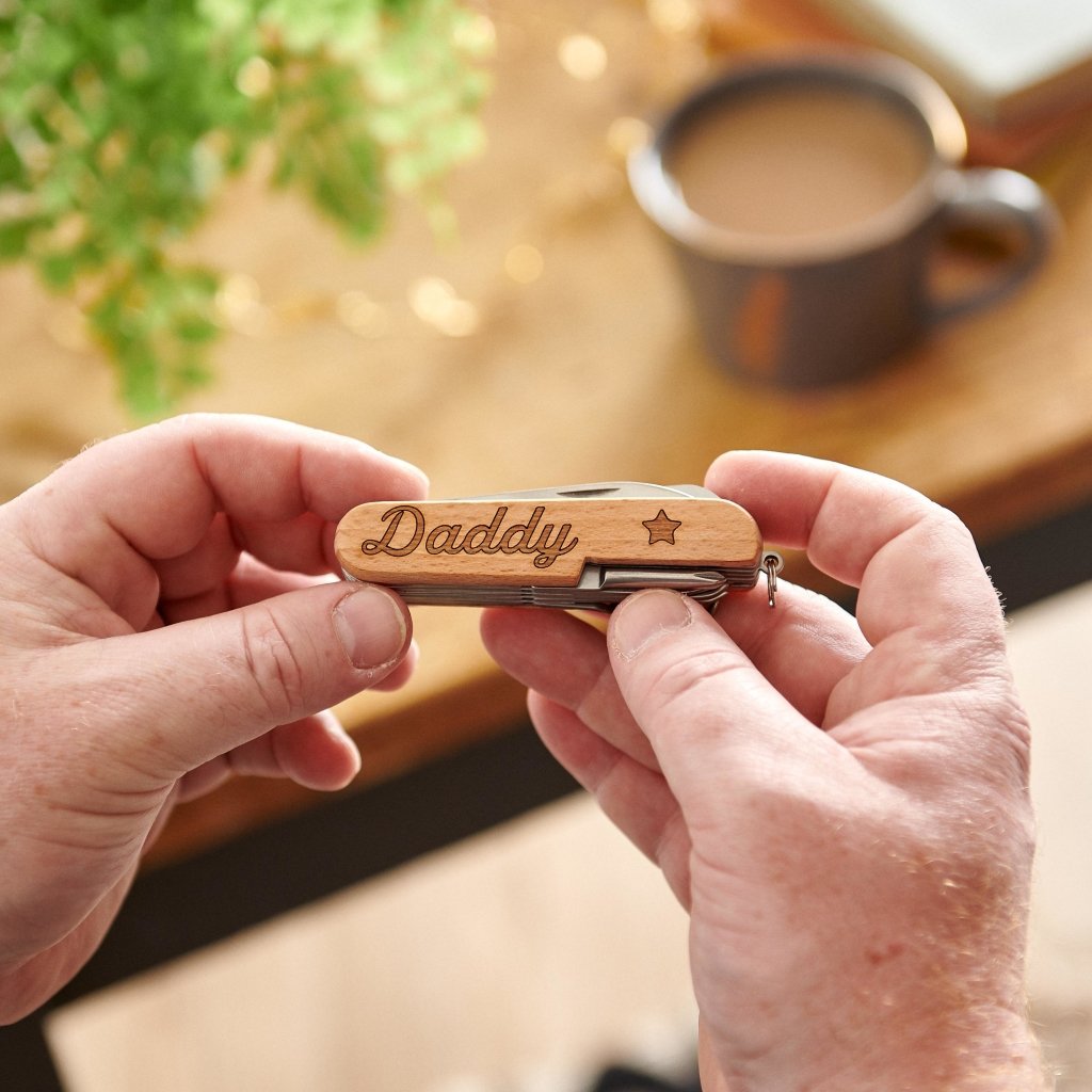 Personalised Penknife For Dad Sunday's Daughter