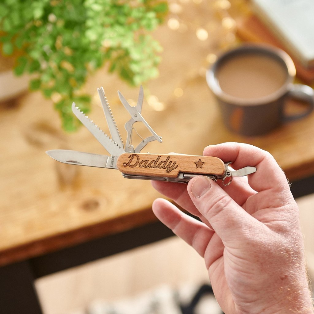 Personalised Penknife For Dad - Sunday's Daughter