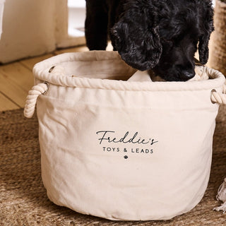 Personalised Pet Toy Storage Basket - Sunday's Daughter