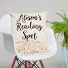 Personalised Reading Spot Cushion - Sunday's Daughter