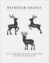 Reindeer Shapes - Sunday's Daughter