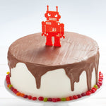 Personalised Robot Birthday Cake Topper - Sunday's Daughter