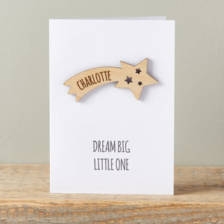 Personalised Shooting Star Card - Sunday's Daughter