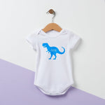 Personalised T Rex Dinosaur Baby Grow - Sunday's Daughter