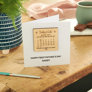 Personalised The day You Became Keepsake Card - Sunday's Daughter