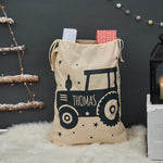 Personalised Tractor Christmas Sack - Sunday's Daughter