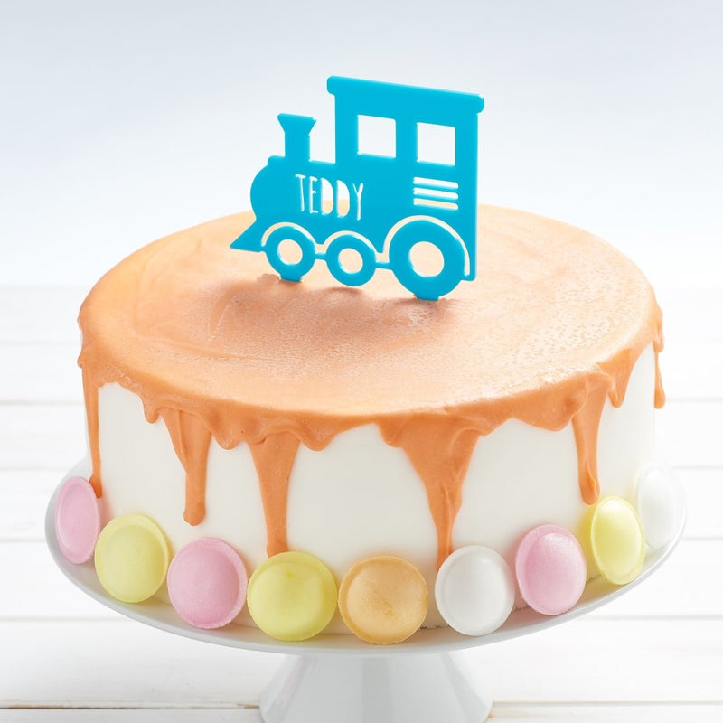 Personalised Train Cake Topper - Sunday's Daughter