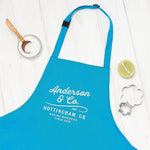 Personalised Turquoise Child's Apron - Sunday's Daughter