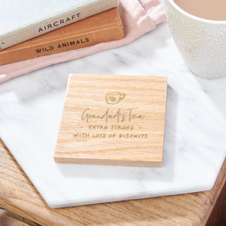 Personalised Wooden Coaster - Sunday's Daughter