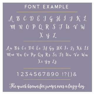 Font Example - Sunday's Daughter