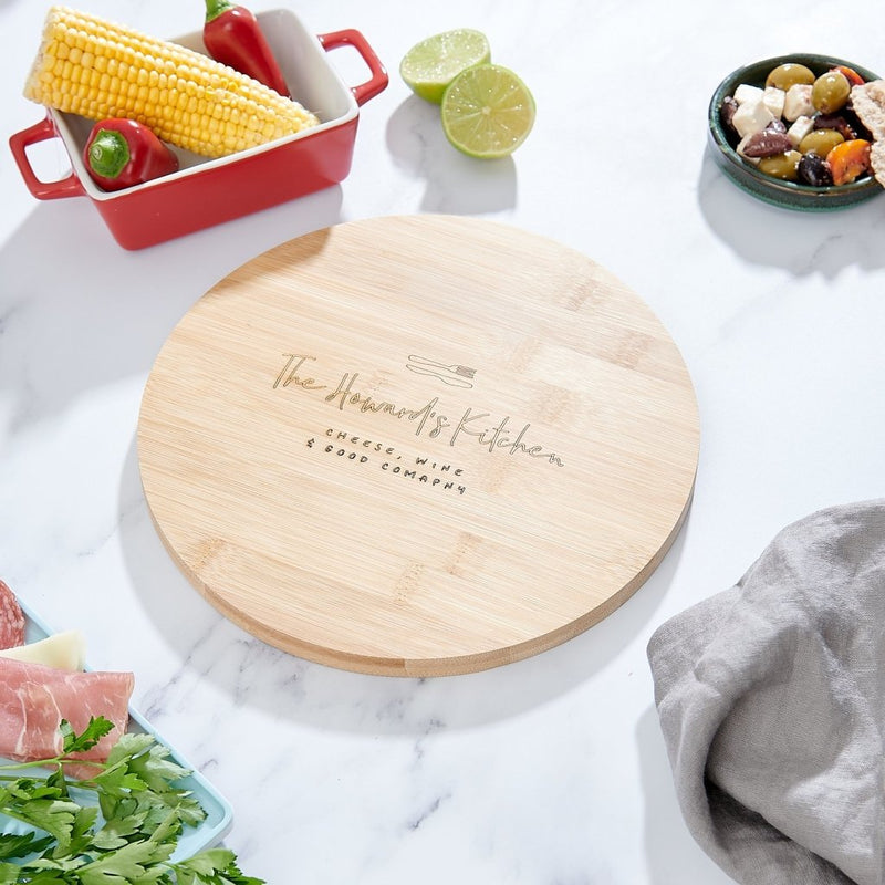 Personalised Wooden Family Cheeseboard - Sunday's Daughter