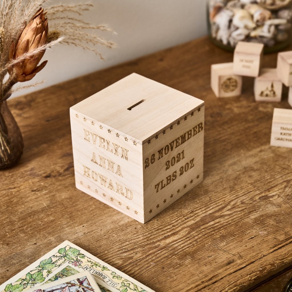 Wooden Letter Piggy Banks | Customizable Kids' Coin Banks for Fun Savings Wooden Letter Piggy Banks | Customizable Kids' Coin Banks for Fun Savings