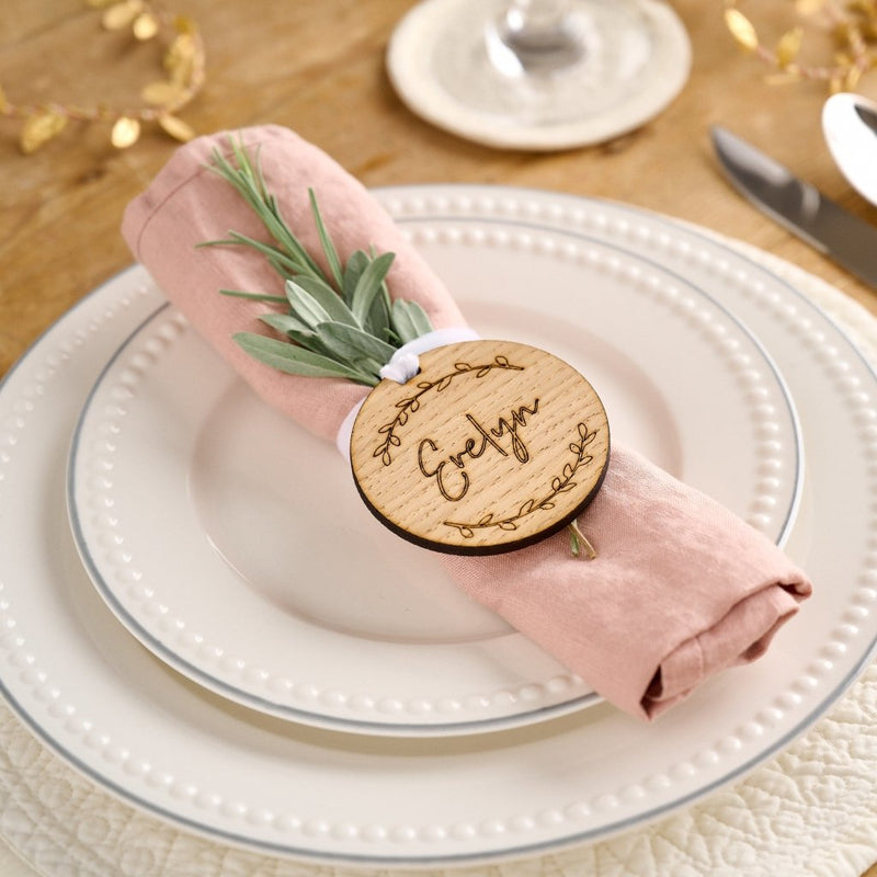 Personalised Wooden Place Settings - Sunday's Daughter