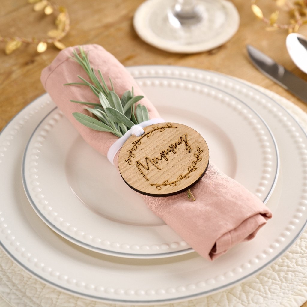 Personalised Wooden Place Settings - Sunday's Daughter