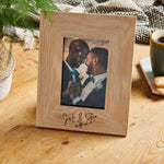 Personalised Wooden Wedding Photo Frame - Sunday's Daughter