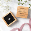 Personalised Wooden Wedding Ring Box - Sunday's Daughter