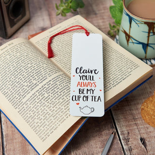 Personalised You're My Cup Of Tea Bookmark - Sunday's Daughter