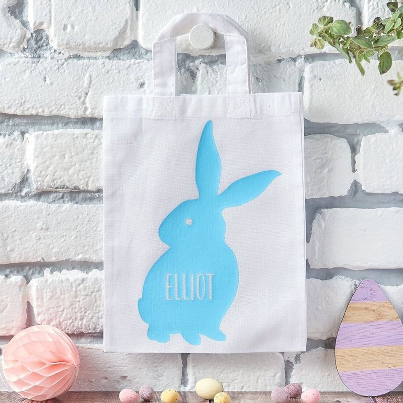 Rabbit Silhouette Easter Egg Hunt Bag - Sunday's Daughter