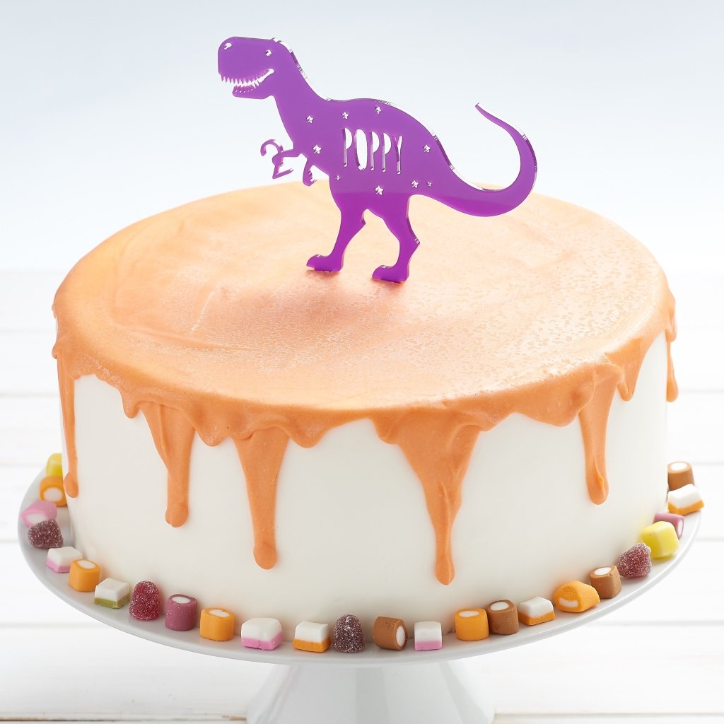 T Rex Dinosaur Cake Topper - Sunday's Daughter