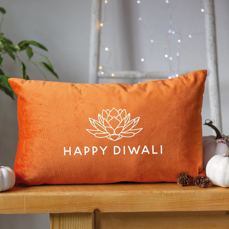 Velvet Diwali Cushion - Sunday's Daughter