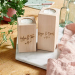 Wooden Couples Tealight Holder - Sunday's Daughter