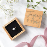 Wooden Engagement Ring Box - Sunday's Daughter