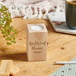 Wooden Mother's Day Candle Holder - Sunday's Daughter