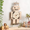 Wooden Robot Clock - Sunday's Daughter