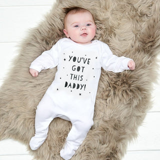 You've Got This Daddy First Father's Day Baby Grow - Sunday's Daughter